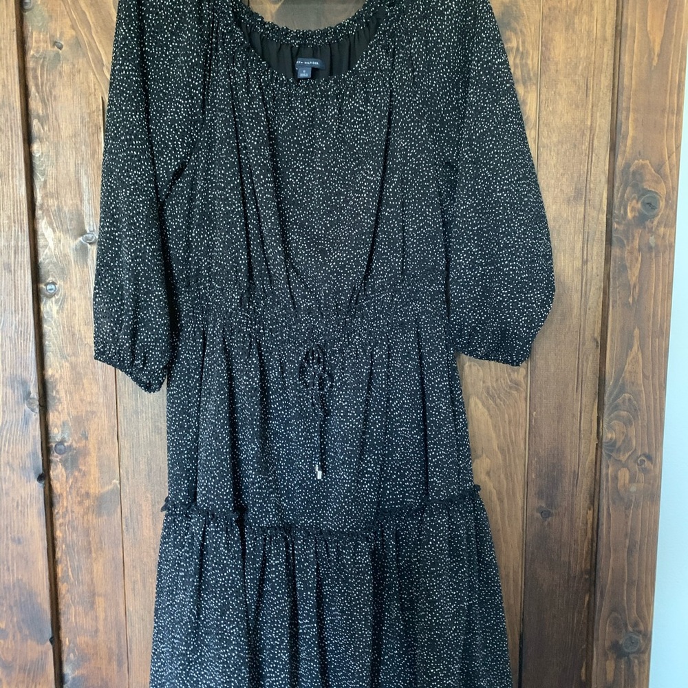Tommy Hilfiger 3/4 sleeve peasant dress